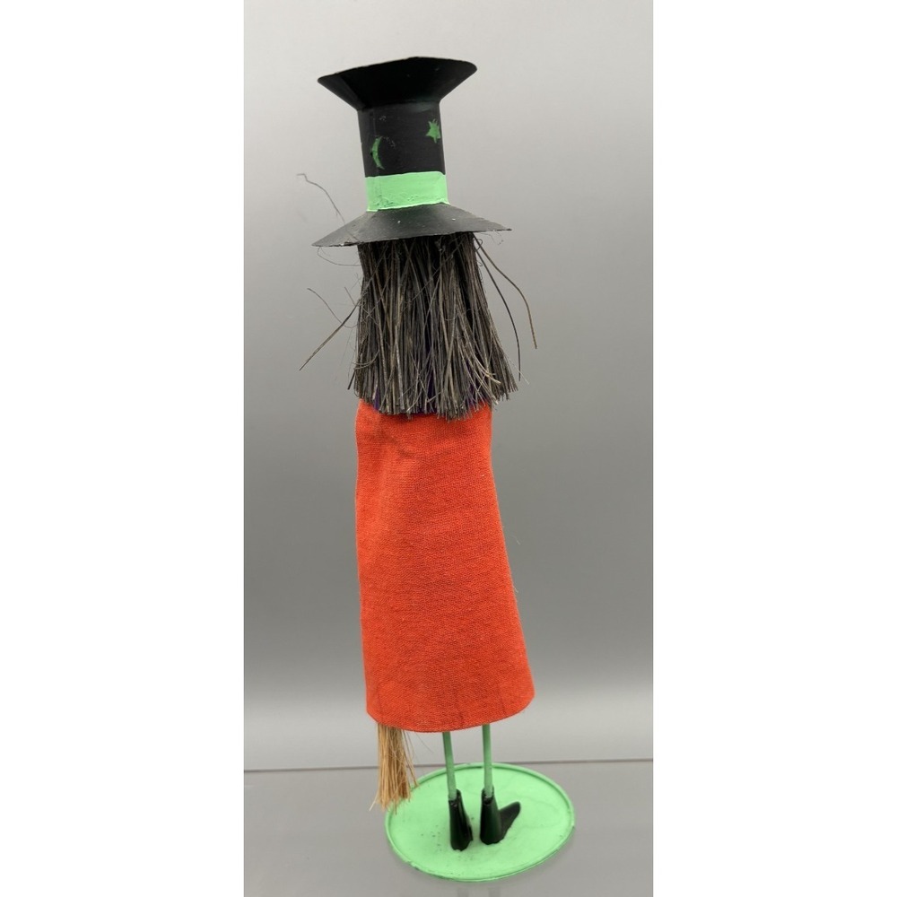 Vintage Witch Candle Stick Holder Halloween Handmade 11" RARE‎ Unique Decor - Picture 4 of 16